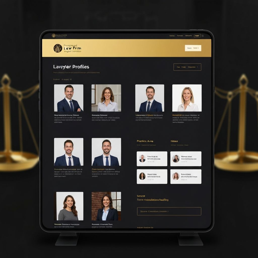 موقع مكتب محاماة