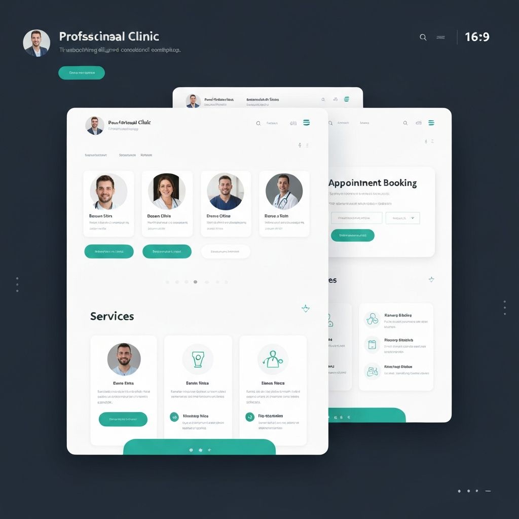 موقع عيادة طبية